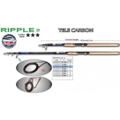 SIWEIDA ПРЪЧКА RIPPLE III - 2,4-3,6м, акция 30-70гр.