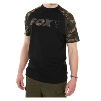 Тениска Fox Raglan T-Shirt Black & Camo