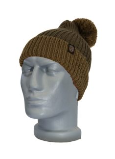 Шапка Fox Heavy Knit Bobble Hat