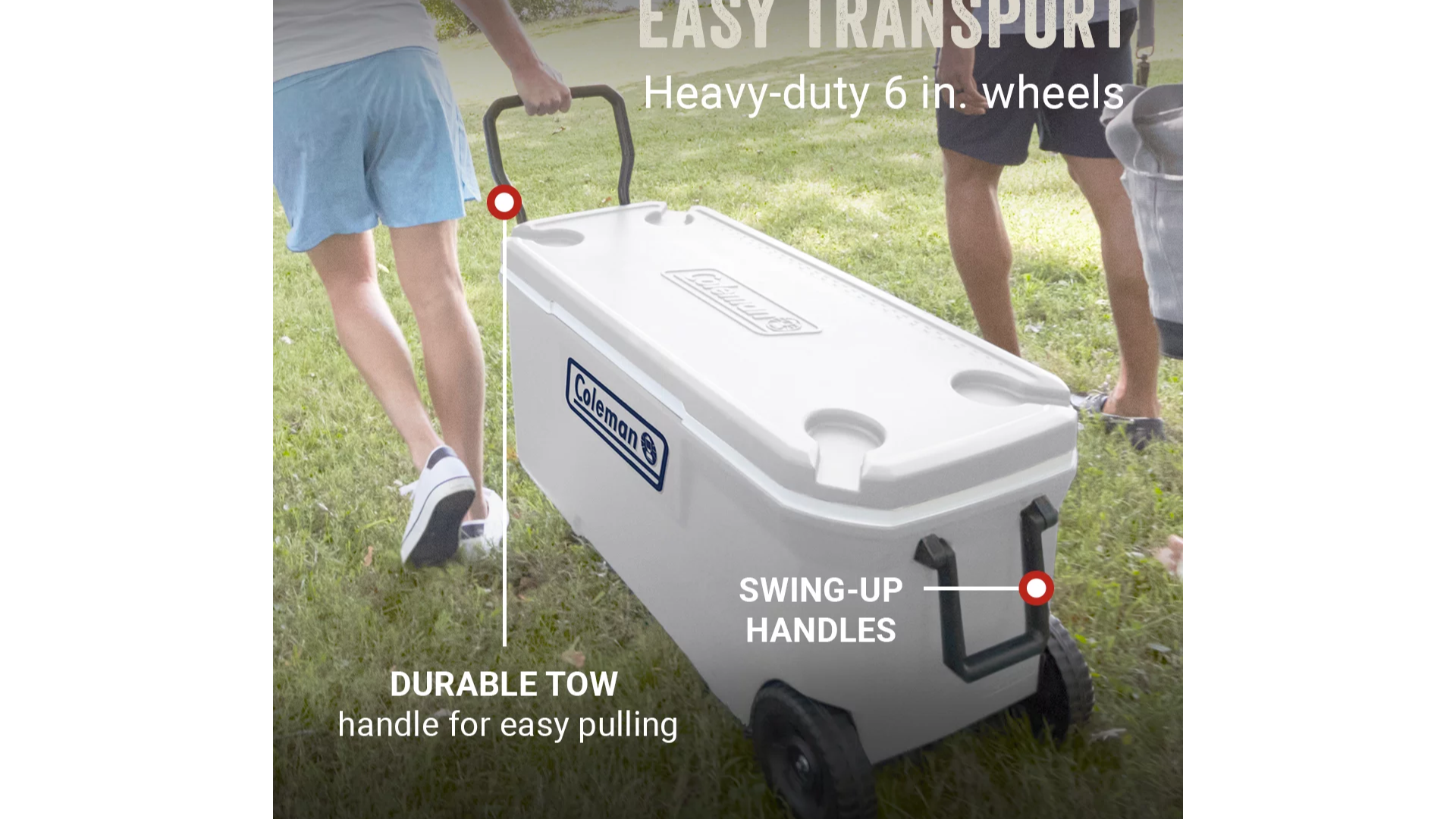 Хладилна кутия Coleman 100 qt Xtreme Marine Cooler Wheeled - Image 3