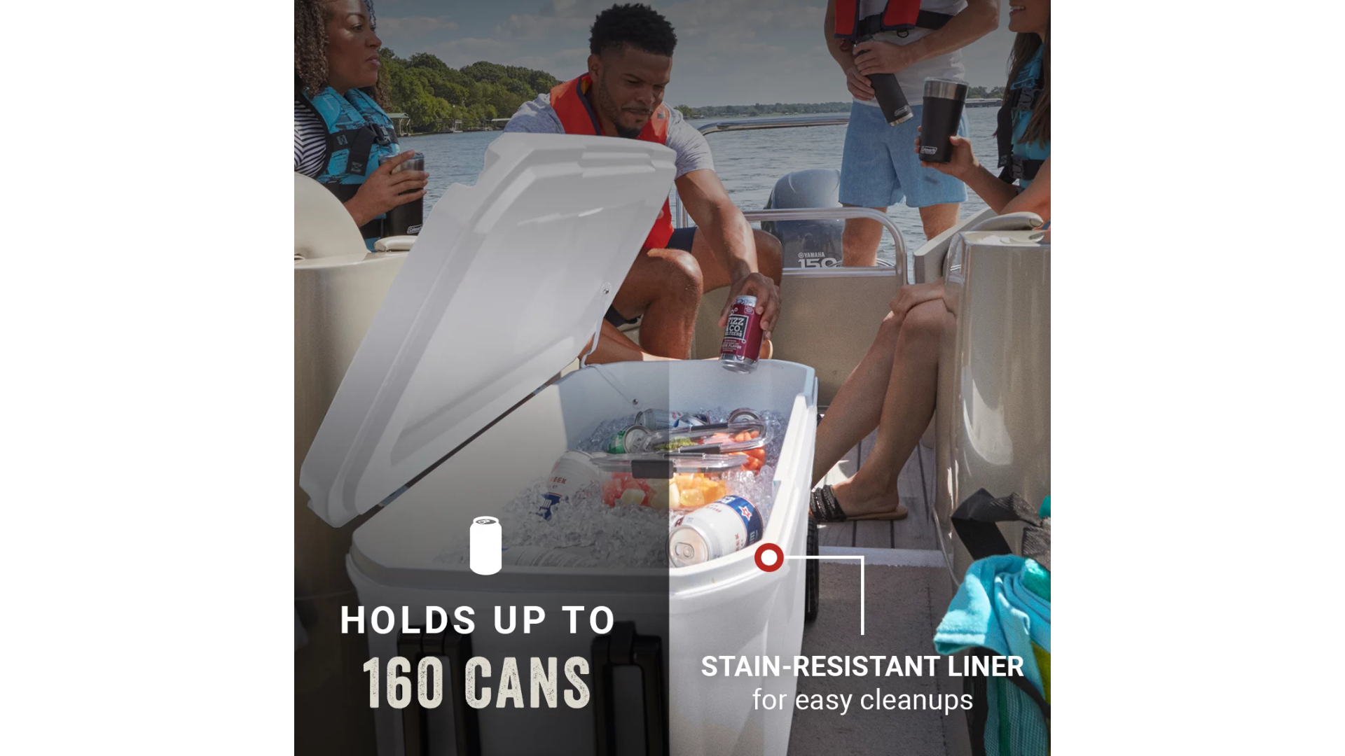 Хладилна кутия Coleman 100 qt Xtreme Marine Cooler Wheeled - Image 4