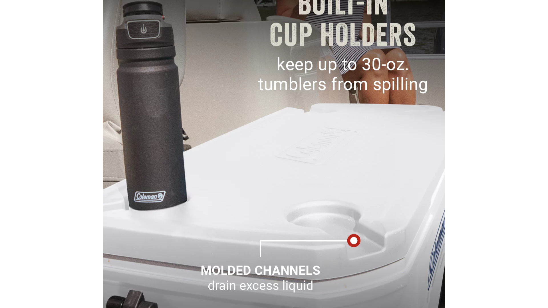 Хладилна кутия Coleman 100 qt Xtreme Marine Cooler Wheeled - Image 5