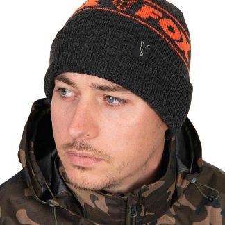 Шапка Fox Collection Beanie Hat - Black & Orange