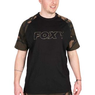 Тениска Fox Black/Camo Outline T-Shirt